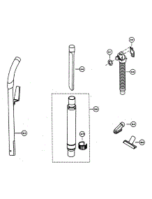 Handle,Hose,Attachments parts for Panasonic Upright Vacuum MC-V315-01 from AppliancePartsPros.com