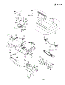 Power Nozz.Le And Agitator parts for Panasonic Upright Vacuum MC-V400 from AppliancePartsPros.com
