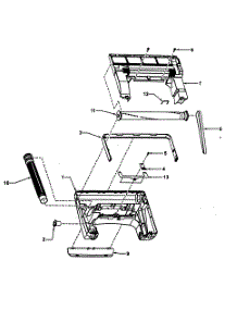 Nozzle Housing parts for Panasonic Upright Vacuum MC-V500300 from AppliancePartsPros.com