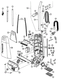 Motor Housing / Motor / Handle / Body parts for Panasonic Upright Vacuum MC-V5004 from AppliancePartsPros.com