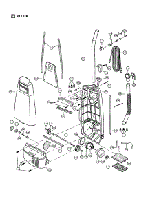 Motor Housing / Motor / Handle / Body parts for Panasonic Upright Vacuum MC-V5027 from AppliancePartsPros.com