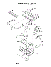 Nozzle Housing parts for Panasonic Upright Vacuum MC-V5237 from AppliancePartsPros.com
