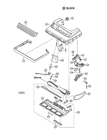 Nozzle Housing parts for Panasonic Upright Vacuum MC-V5238 from AppliancePartsPros.com