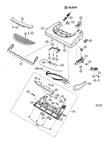 Nozzle Housing parts for Panasonic Upright Vacuum MC-V5257 from AppliancePartsPros.com