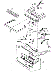 Nozzle Housing parts for Panasonic Upright Vacuum MC-V526800 from AppliancePartsPros.com