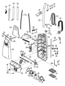 Body / Motor Housing / Motor Assy parts for Panasonic Upright Vacuum MC-V529700 from AppliancePartsPros.com