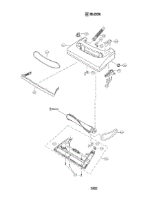 Nozzle Housing parts for Panasonic Upright Vacuum MC-V5305 from AppliancePartsPros.com