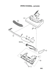 Nozzle Housing parts for Panasonic Upright Vacuum MC-V5330 from AppliancePartsPros.com