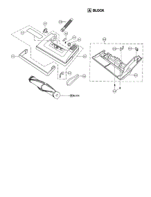 Nozzle Housing parts for Panasonic Upright Vacuum MC-V5390 from AppliancePartsPros.com