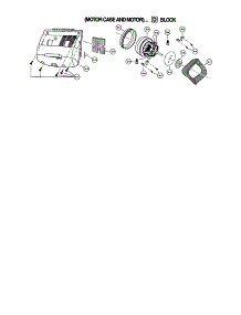 Motor Case And Motor parts for Panasonic Upright Vacuum MC-V5710 from AppliancePartsPros.com