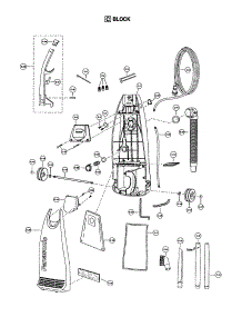 Body parts for Panasonic Upright Vacuum MC-V5715 from AppliancePartsPros.com