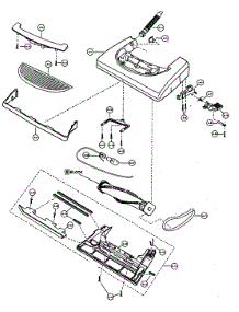 Nozzle Housing parts for Panasonic Upright Vacuum MC-V5726-00 from AppliancePartsPros.com