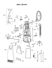 Body parts for Panasonic Upright Vacuum MC-V5730-00 from AppliancePartsPros.com