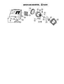 Motor Case And Motor parts for Panasonic Upright Vacuum MC-V5740-00 from AppliancePartsPros.com