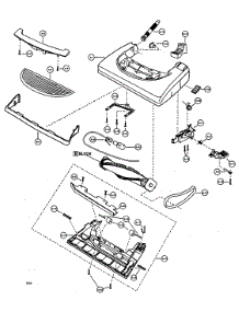Nozzle Housing parts for Panasonic Upright Vacuum MC-V574600 from AppliancePartsPros.com