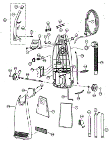 Body Assy parts for Panasonic Upright Vacuum MC-V574600 from AppliancePartsPros.com