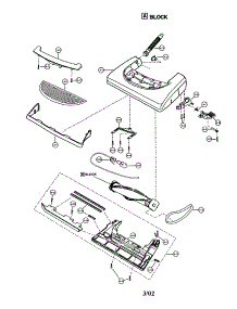Nozzle Housing parts for Panasonic Upright Vacuum MC-V5750-00 from AppliancePartsPros.com