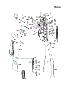 Dust Compartment / Dust Cover parts for Panasonic Upright Vacuum MC-V6255 from AppliancePartsPros.com