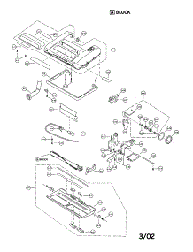 Nozzle Housing parts for Panasonic Upright Vacuum MC-V6307 from AppliancePartsPros.com