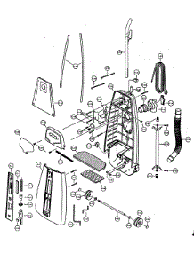 Dust Container / Handle parts for Panasonic Upright Vacuum MC-V660301 from AppliancePartsPros.com