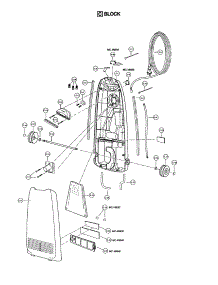Body parts for Panasonic Upright Vacuum MC-V6830 from AppliancePartsPros.com