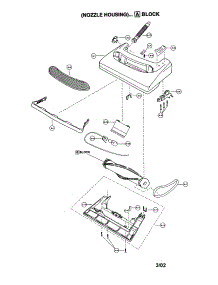 Nozzle Housing parts for Panasonic Upright Vacuum MC-V6950 from AppliancePartsPros.com
