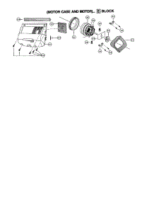 Motor Case / Motor parts for Panasonic Upright Vacuum MC-V6950 from AppliancePartsPros.com
