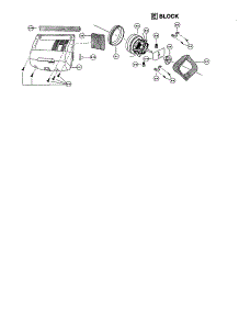 Motor Case / Motor parts for Panasonic Upright Vacuum MC-V6970 from AppliancePartsPros.com