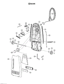 Body parts for Panasonic Upright Vacuum MC-V6980 from AppliancePartsPros.com