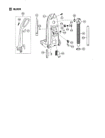 Handle / Rear Dust Compartment parts for Panasonic Upright Vacuum MC-V6980 from AppliancePartsPros.com