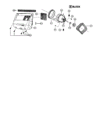 Motor Case And Motor parts for Panasonic Upright Vacuum MC-V6980 from AppliancePartsPros.com