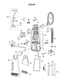 Body parts for Panasonic Upright Vacuum MC-V7305 from AppliancePartsPros.com