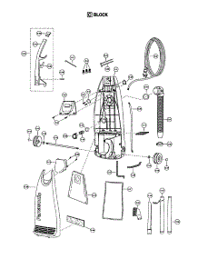 Body parts for Panasonic Upright Vacuum MC-V7309 from AppliancePartsPros.com