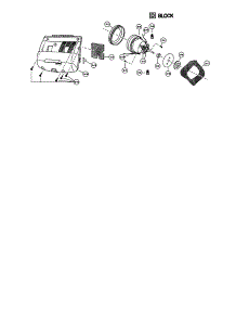 Motor Case / Motor parts for Panasonic Upright Vacuum MC-V7309 from AppliancePartsPros.com