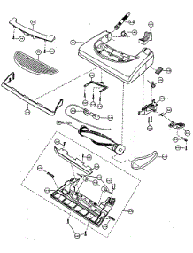 Nozzle Housing parts for Panasonic Upright Vacuum MC-V731100 from AppliancePartsPros.com
