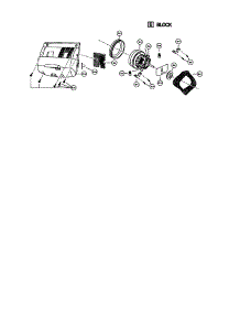 Motor Case And Motor parts for Panasonic Upright Vacuum MC-V7315-1 from AppliancePartsPros.com