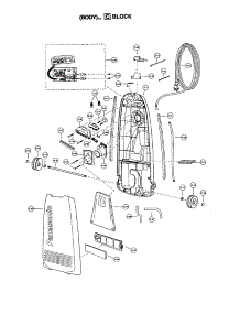 Body parts for Panasonic Upright Vacuum MC-V7320 from AppliancePartsPros.com