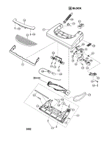 Nozzle Housing parts for Panasonic Upright Vacuum MC-V7335 from AppliancePartsPros.com