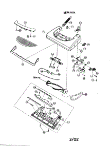 Nozzle Housing parts for Panasonic Upright Vacuum MC-V7335-1 from AppliancePartsPros.com