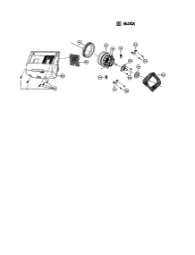 Motor Case And Motor parts for Panasonic Upright Vacuum MC-V7335-1 from AppliancePartsPros.com
