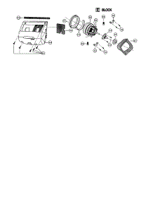 Motor Case And Motor parts for Panasonic Upright Vacuum MC-V7337 from AppliancePartsPros.com