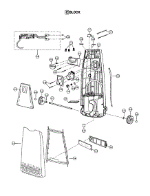 Body parts for Panasonic Upright Vacuum MC-V7341 from AppliancePartsPros.com