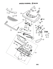 Nozzle Housing parts for Panasonic Upright Vacuum MC-V7347 from AppliancePartsPros.com