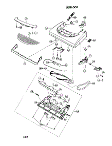 Nozzle Housing parts for Panasonic Upright Vacuum MC-V7348 from AppliancePartsPros.com