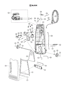 Body parts for Panasonic Upright Vacuum MC-V7355 from AppliancePartsPros.com