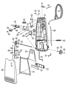 Body Assy parts for Panasonic Upright Vacuum MC-V7368-01 from AppliancePartsPros.com