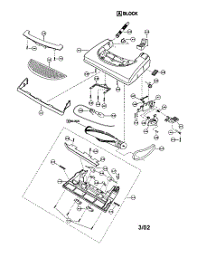 Nozzle Housing parts for Panasonic Upright Vacuum MC-V7387 from AppliancePartsPros.com