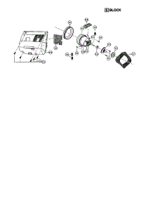 Motor Case And Motor parts for Panasonic Upright Vacuum MC-V7387 from AppliancePartsPros.com