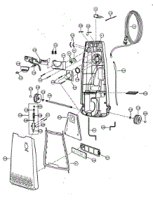 Body Assy parts for Panasonic Upright Vacuum MC-V7388 from AppliancePartsPros.com