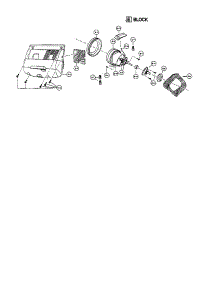 Motor Case And Motor parts for Panasonic Upright Vacuum MC-V7389 from AppliancePartsPros.com